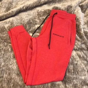 Alphalete Red Joggers